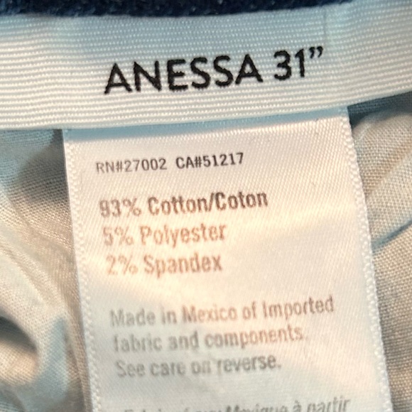 NwoT PAIGE The Anessa 31” Medium Slight Faded Wash Raw Hem Wide Leg Jeans SZ: 27 - Picture 9 of 15